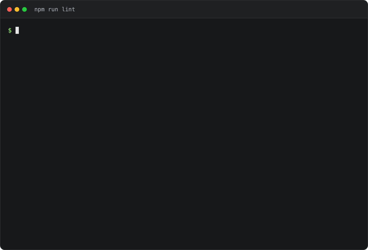 A terminal running npm run lint. It reports two warnings, an undeclared prop on site-header and an unclosed feat-card tag, and two errors, a data-bascik-build attribute on a div and a script with two conflicting directives. It ends with 2 errors, 2 warnings